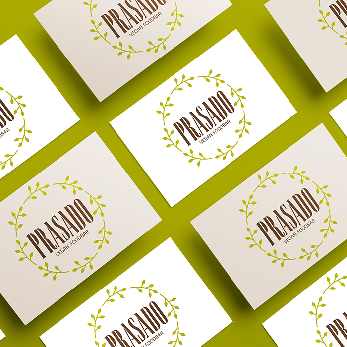 naamkaartjes met logo